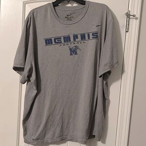 Memphis football Nike drifit tshirt.